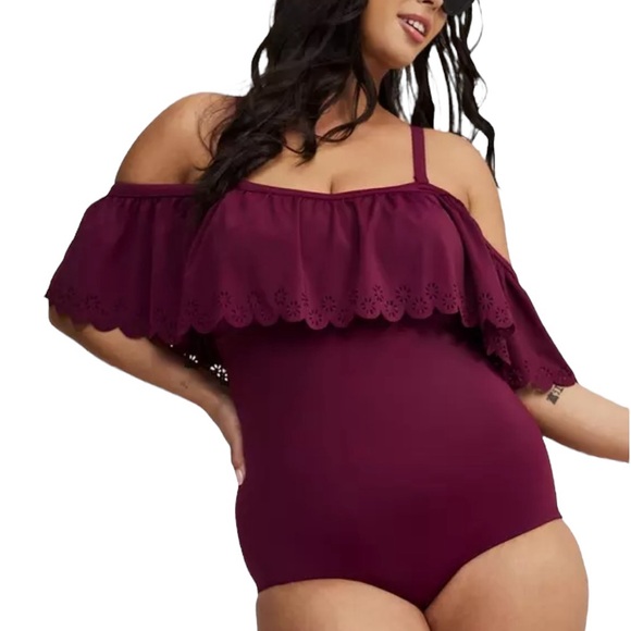 torrid Other - Torrid Ruffle One Piece Swimsuit